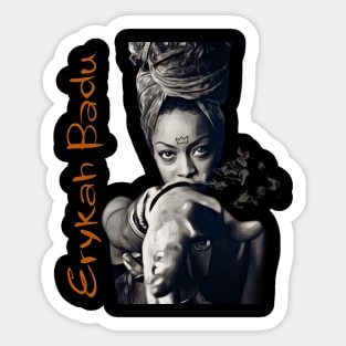 Erykah badu Sticker